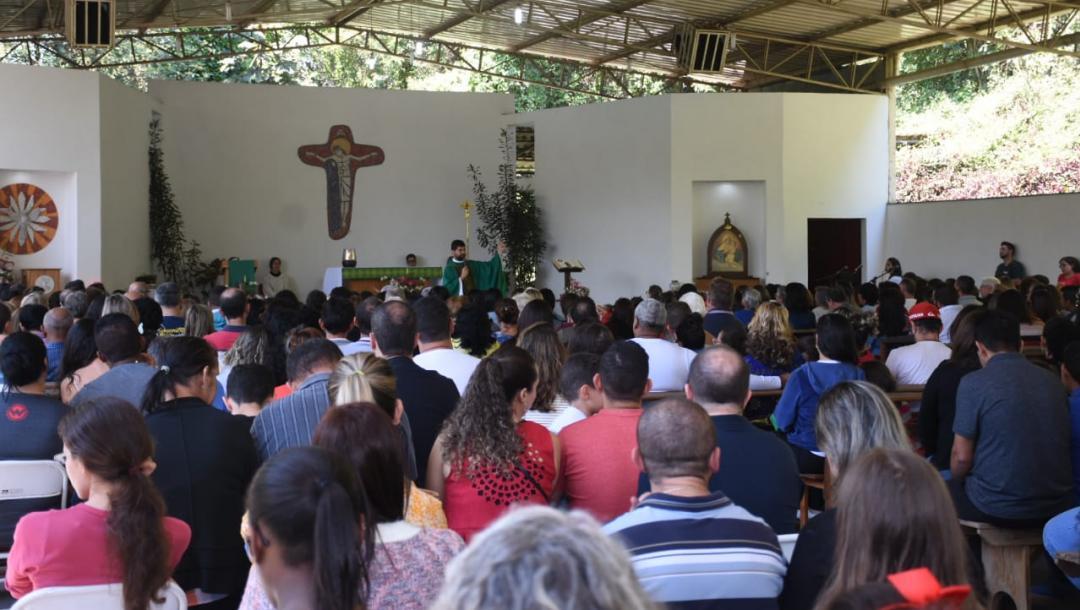 No domingo, dia 29 de setembro, aconteceu o Retiro das Apóstolas, no Santuário Sião Mãe e Rainha no Jaraguá. Foto: Alex Formigoni