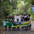 No domingo, 6, aconteceu a terceira edição da Caminhada pela vida que reúne, anualmente, no Parque Estadual do Jaraguá os fiéis das comunidades e paroquias da Região Brasilândia - Crédito: Alex Formigoni